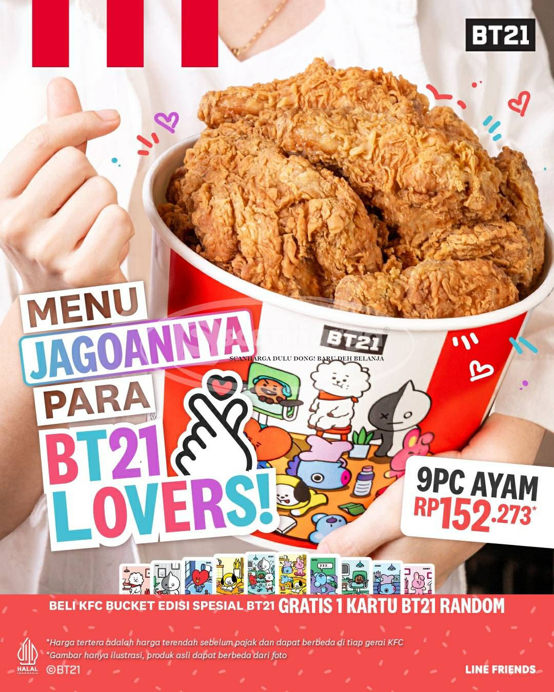 Promo KFC Bucket Edisi Spesial BT21